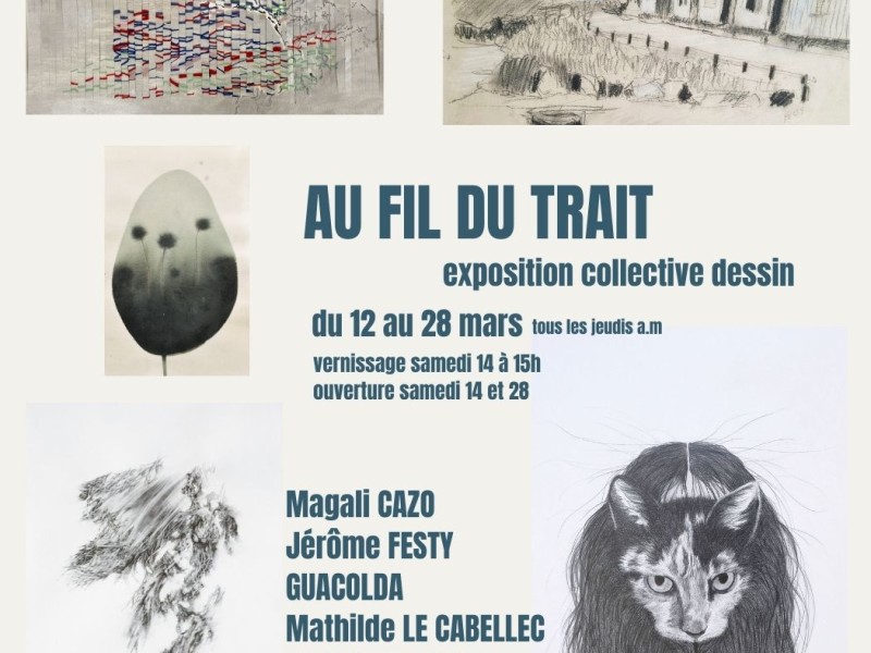 AU FIL DU TRAIT / Group show dessin contemporain